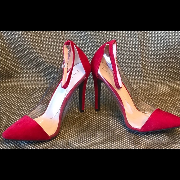 LILIANA red high heel pumps 8.5 - Picture 9 of 11